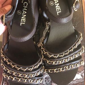 Authentic CHANEL 16C Sandals